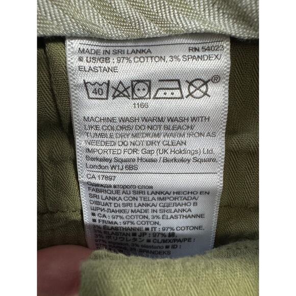 Banana Republic Sloan Skinny Pants – Olive Green – Size 6 - Picture 12 of 12